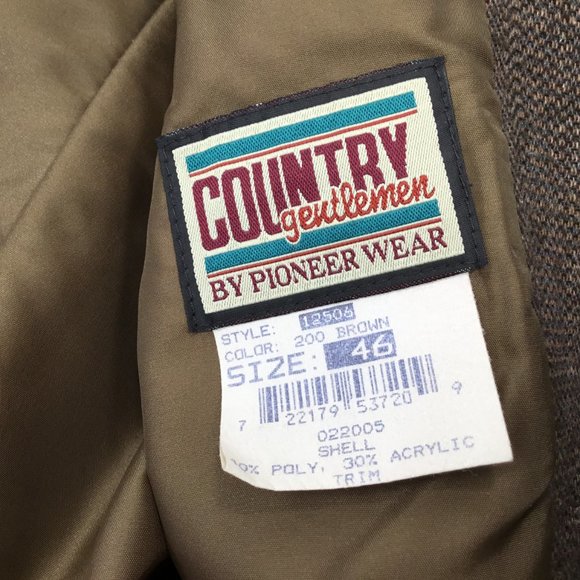 Vintage Pioneer Wear Country Gentlemen Suit Coat Blazer Jacket Western USA Sport - Picture 12 of 13